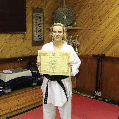Lauren Hayward Instructor Kubotan Karate